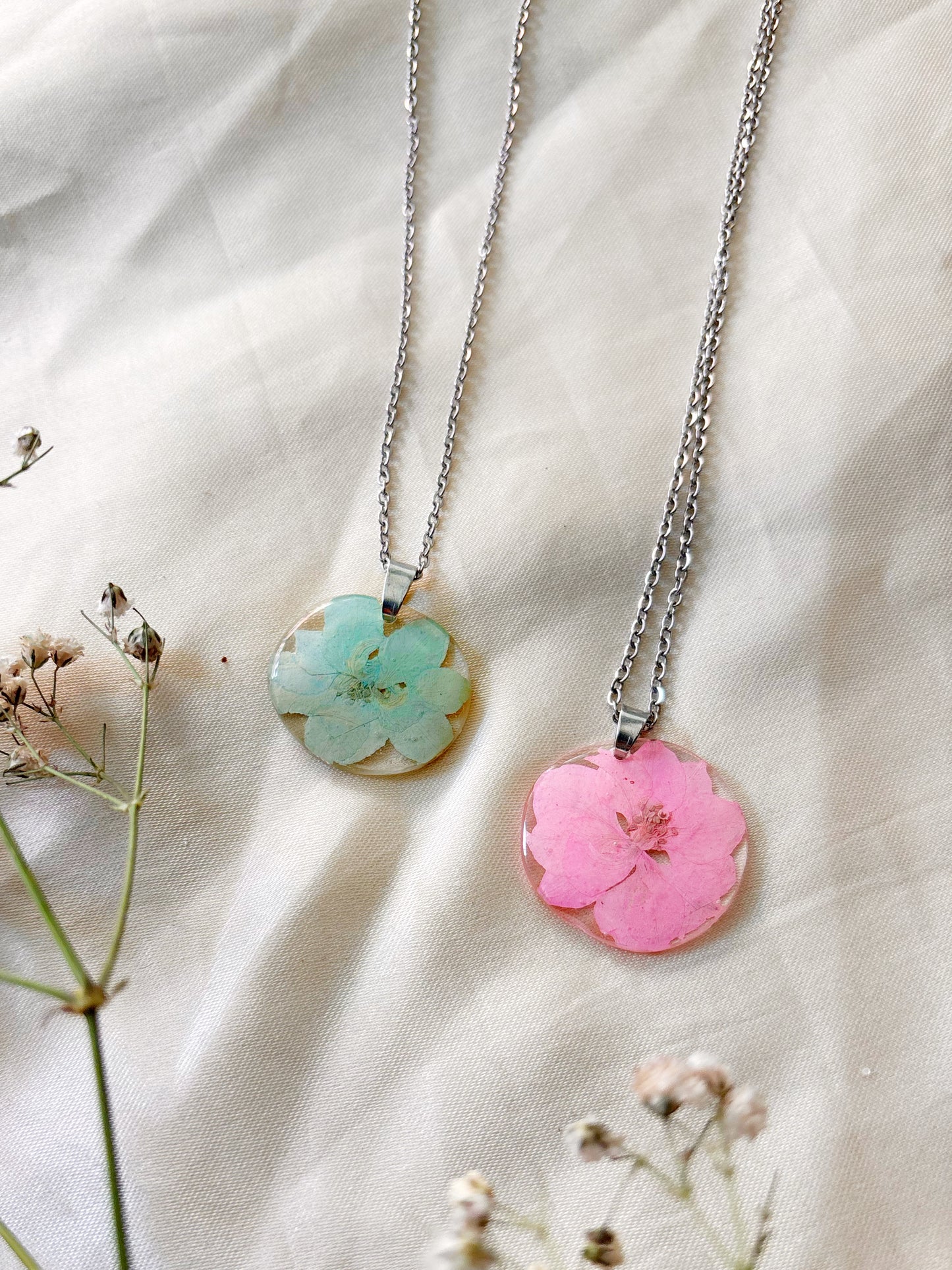 Pastel Larkspur Necklace