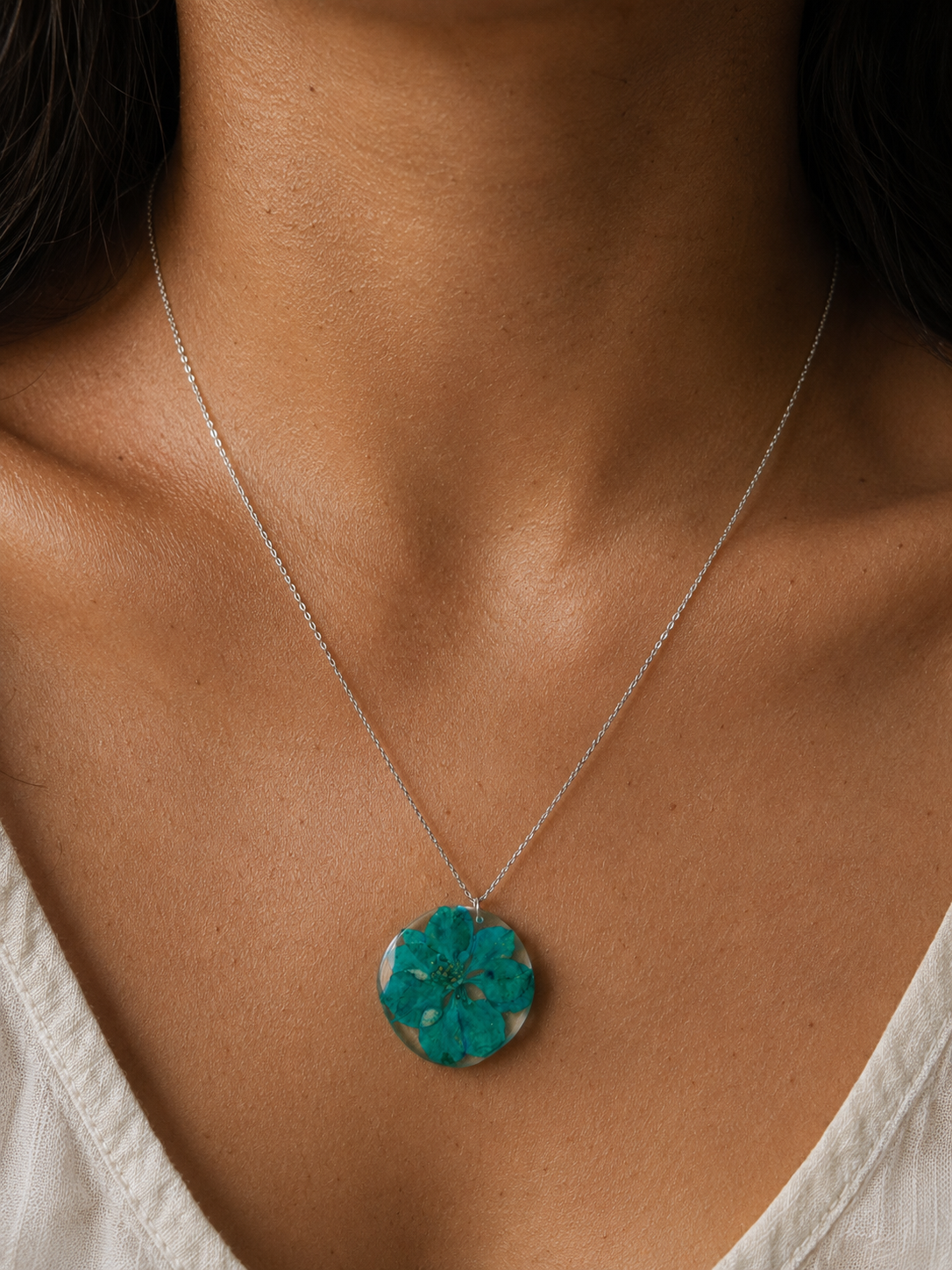 Larkspur necklace