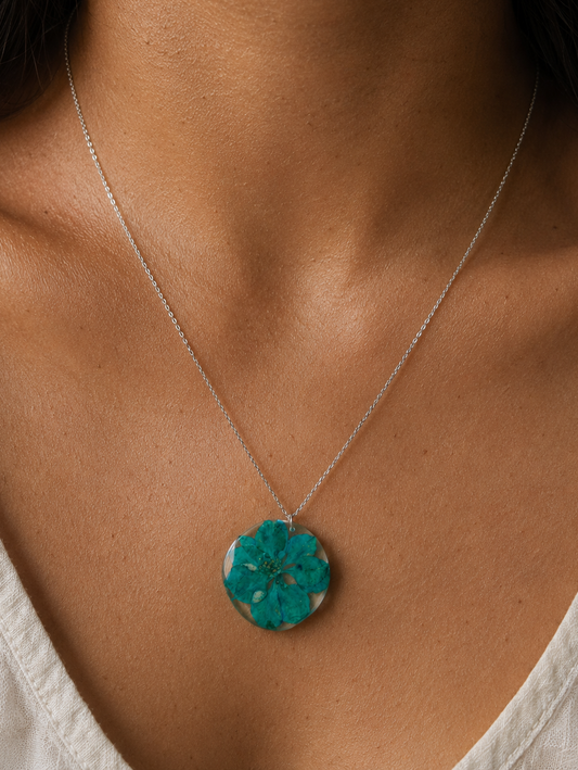 Larkspur necklace