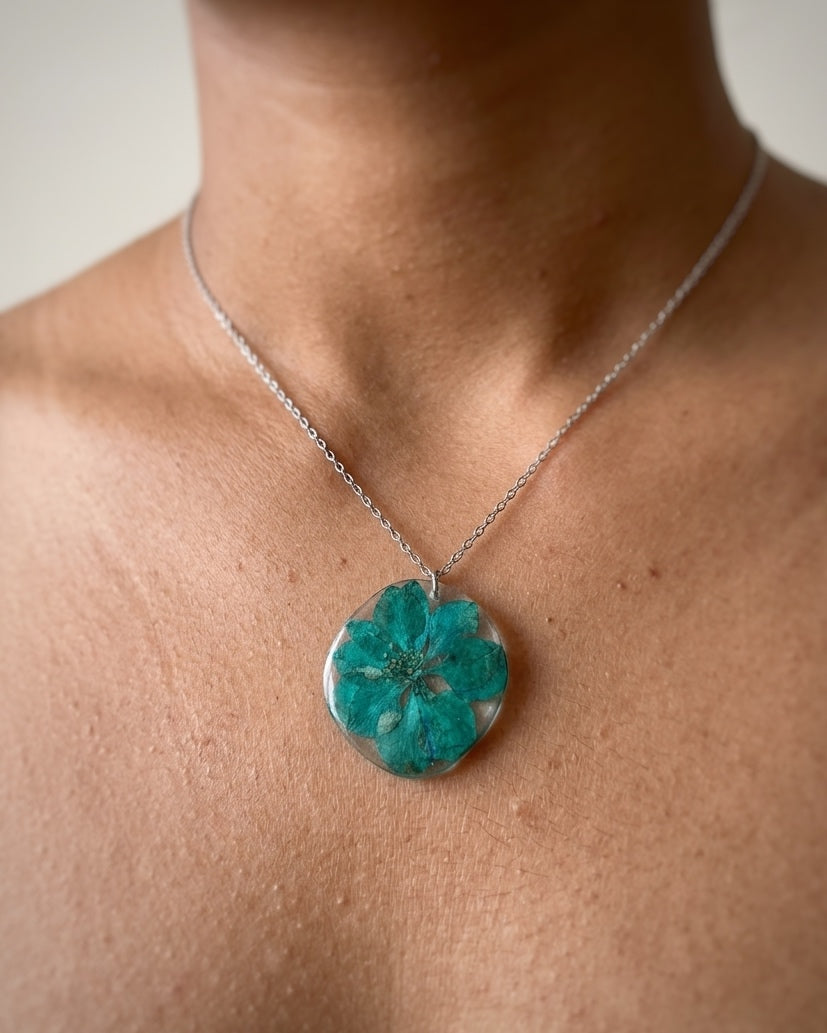 Larkspur necklace