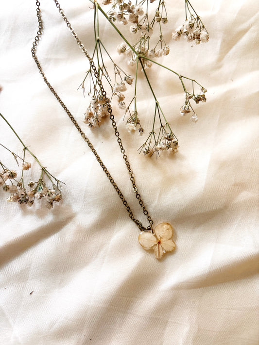 Hydrangea necklace