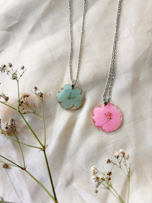 Pastel Larkspur Necklace