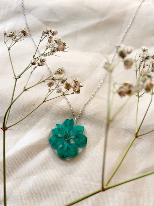 Larkspur necklace