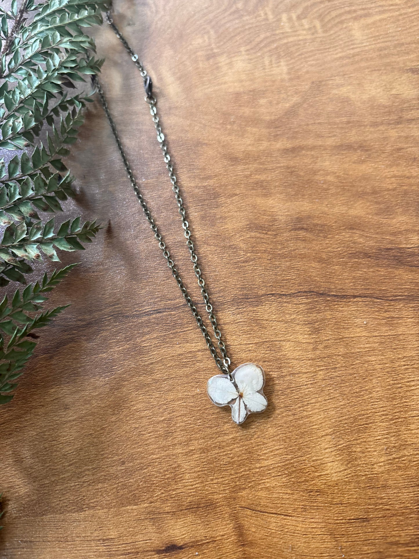 Hydrangea necklace