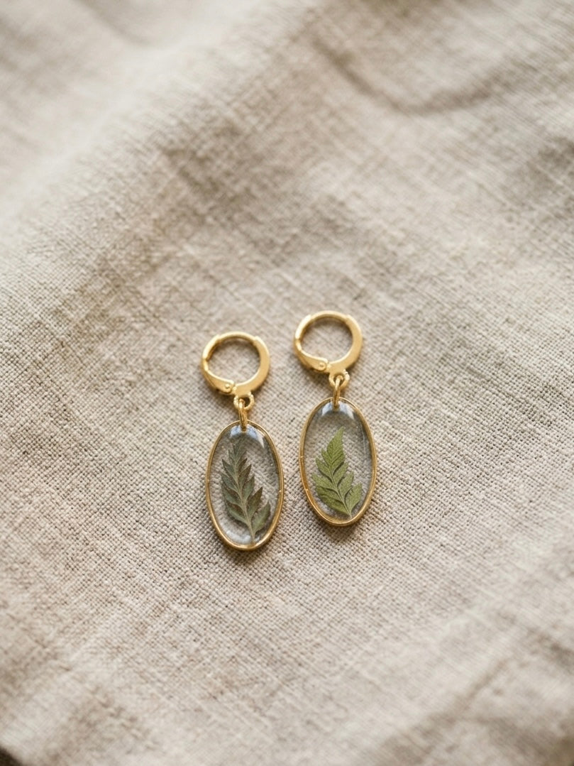 Fern earrings