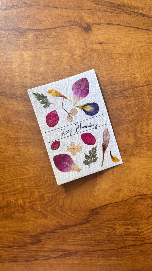 Keepsake card - Spring Flowers
