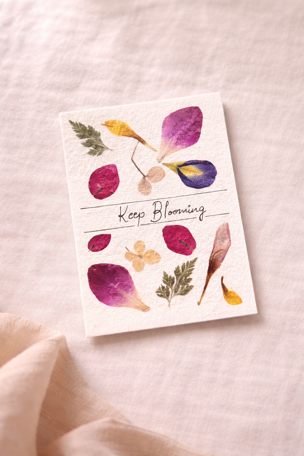Keepsake card - Spring Flowers